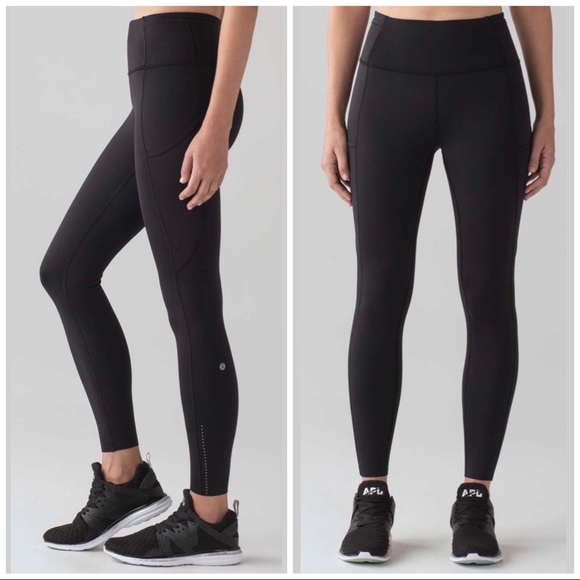 lululemon athletica Pants - Lululemon Fast & Free Black 7/8 Tight, 8